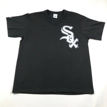 Chicago White Sox Black T Tee Shirt Youth Boys XL Majestic 50/50 Made in USA - £13.22 GBP