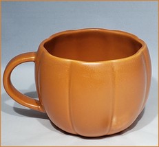 NEW Pottery Barn Pumpkin Shaped Mug 18 OZ  Stoneware - £31.96 GBP