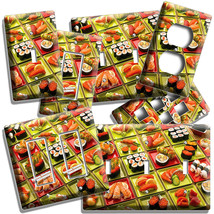 Japanese Sushi Roll Light Switch Outlet Wall Plate Kitchen Restaurant Cafe Decor - £14.09 GBP+