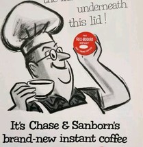 1956 Chase And Sanborn Instant Coffee Advertisement Vintage Beverage DWPP24 - $19.99
