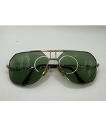 Alain Delon Green Glasses Sunglasses France Sirius 593 Gold Vintage 1980s - $107.56 CAD