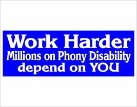 Trump 2024 Sticker - Work Harder Million of Phonies Bumper Sticker or Ma... - $4.94+