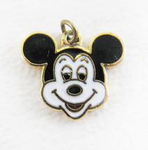 Tiny Vintage Disney Designs Mickey Mouse Enamel Pendant - $14.84