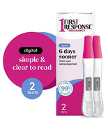 First 1 Response Digital Pregnancy Tests  - 2 Total Tests ~ Exp 2026+ - $21.65 CAD