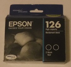 Epson T126120-D2 Black Printer Ink Cartridge - 2 Pieces - £14.02 GBP