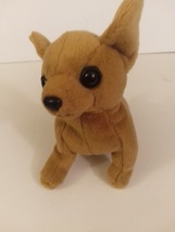 TY Beanie Baby Tiny The Chihuahua 1999 7&quot; Long Mint With Tush Tag Only  - £7.82 GBP