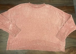 Mossimo Supply Co. Chenille Sweater Women&#39;s Size L, Mauve pink - £6.17 GBP