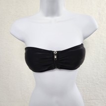 Bikini Black Zipper Front Strapless Women&#39;s Small - £11.09 GBP