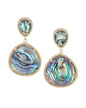 Bohemia Vintage Long Drop Earring For Women Boho Jewelry Ethnic Natural Blue Lux - £7.87 GBP
