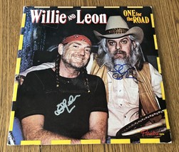 Willie Nelson &amp; Leon Autographed Signed Record Vinyl - £550.83 GBP