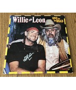 WILLIE NELSON &amp; LEON autographed SIGNED record VINYL  - $957.38 CAD