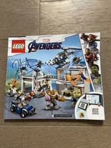 Singed LEGO Avenger Manual 76131 - Signature Unknown - £19.54 GBP