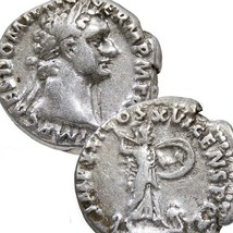 DOMITIAN/Owl, Goddess Minerva Helmeted, Shield hurling Javelin Roman Emp... - $3,299.00 MXN