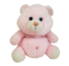 11&quot; VINTAGE 1988 FAIRVIEW PINK TEDDY BEAR STUFFED ANIMAL PLUSH TOY LOVEY - £37.21 GBP