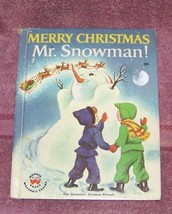 merry christmas, mr. snowman    {a wonder book} - £8.64 GBP