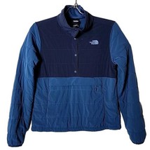 The North Face Women M Two Tone Blue Pullover Hand Holder Jacket Sweater - £46.52 GBP