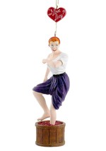I Love Lucy - Lucy Stomping Wine Graper 5" Ornament by Kurt Adler Inc. - $19.75