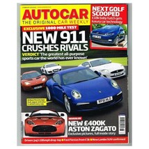 Autocar Magazine 8 February 2012 mbox1330 New 911 Crushes Rivals - £3.97 GBP