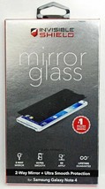 NEW Zagg InvisibleShield Galaxy Note 4 MIRROR GLASS Screen Protector 2-W... - $5.59