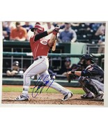 Eugenio Suarez Autographed Glossy 8x10 Photo - Cincinnati Reds - £15.66 GBP