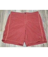 Caribbean Roundtree &amp; Yorke Size Large Red New Men&#39;s Swim Trunks Board S... - £53.59 GBP