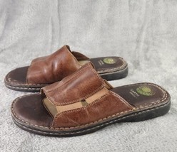 Earth Shoe Acorn II Sandals Womens Size 9.5 Brown Leather Casual Comfort... - £19.48 GBP