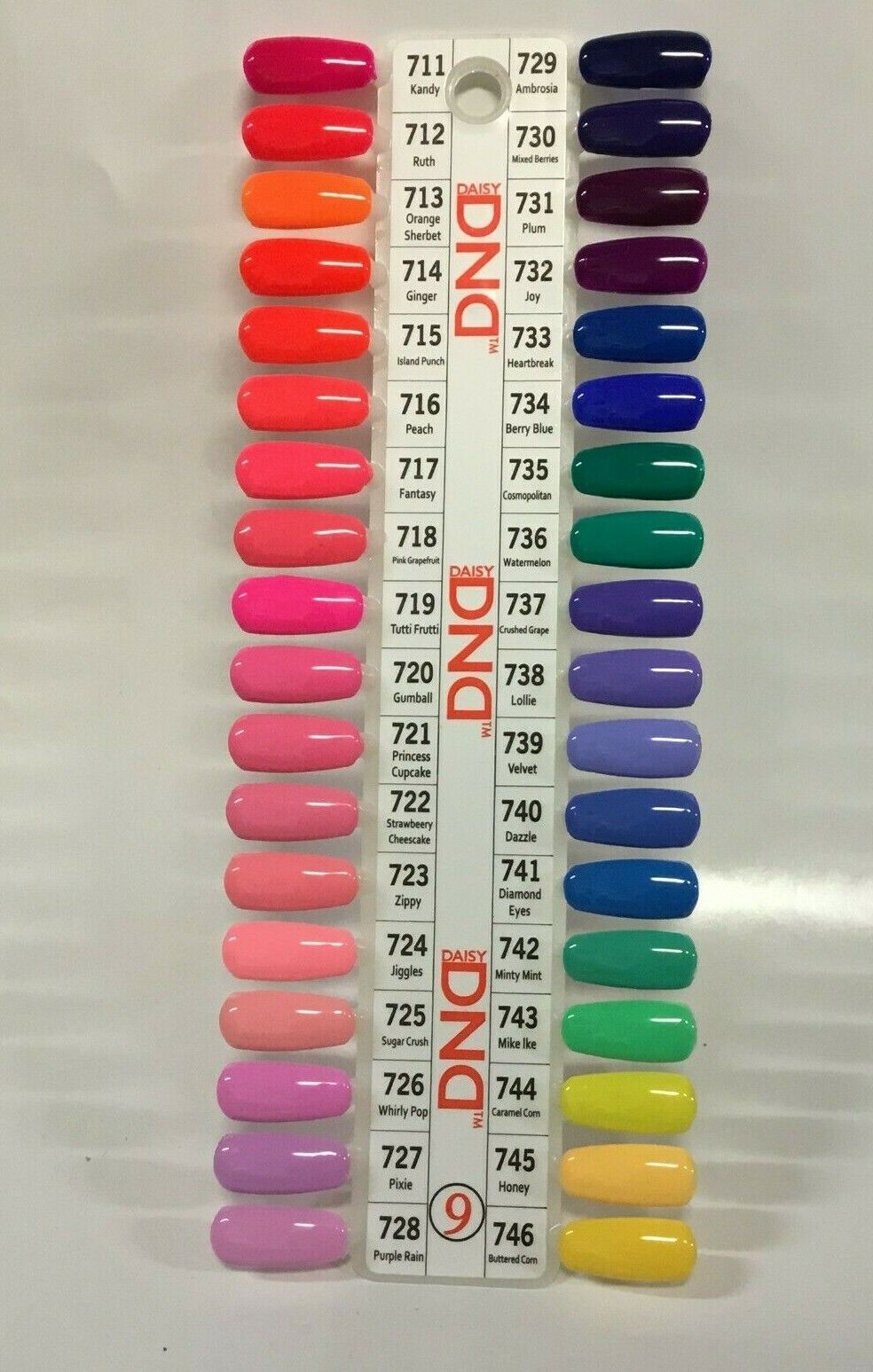 DND Daisy Matching Soak Off Gel Polish full size .5oz LED/UV Duo List G - $10.50