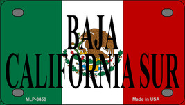 Baja California Sur Flag Novelty Mini Metal License Plate Tag - £11.84 GBP