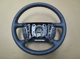 OEM 2006 Buick Lucerne Tuxedo Blue Leather Steering Wheel 15846416 - £46.67 GBP