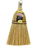 CORN WHISK Hand BROOM yellow straw Fibers Classic valet shop car QUICKIE... - $572.75 MXN