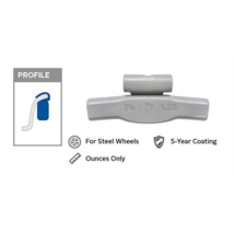 Wegmann Automotive 1 oz Steel Coated Clip-on PFE Black Series Wheel Weig... - $909.46 MXN