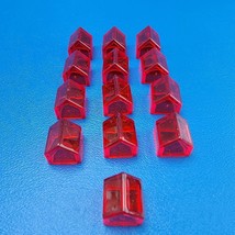 Monopoly Millionaire 13 Translucent Red Hotels Replacement Game Piece 98838 - £4.35 GBP