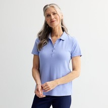 Women&#39;s Croft &amp; Barrow® Essential Polo, Size: Large, Palmer Peri - $12.99