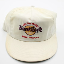Hard Rock Cafe New Orleans White Adjustable Hat Save The Planet Made in USA - £5.37 GBP