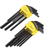 STANLEY Hex Key Set, Long Arm, SAE &amp; MM, 22-Piece (85-753) - $42.05 CAD