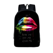 Customize The Image Logo Name Backpack for Teenagers Girls Boys Children... - $145.97