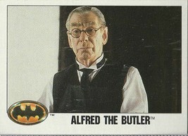 BATMAN - ALFRED THE BUTLER 1989 TOPPS # 9 - $1.73