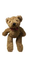 Plush Giorgio Beverly Hills 11&quot; Collectors Stuffed Teddy Bear Brown 1997 Bow Tie - £11.17 GBP