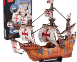 Santa Maria Ship 3D Model Puzzle 204 Pieces by CubicFun - $39.60