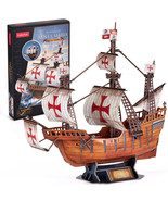 Santa Maria Ship 3D Model Puzzle 204 Pieces by CubicFun - $753.96 MXN
