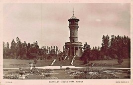 Barnsley Yorkshire England~Locke Park TOWER-RAPID 1912 Photo Postcard - £3.80 GBP