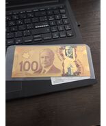 Canadian $100 One Hundred Dollars Banknote 24k Pure Gold With Coa - $263.67 MXN