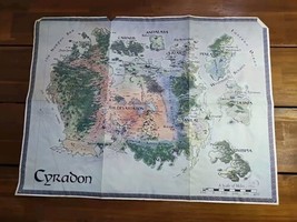 Cyradon Fantasy Map Of Kingdom Of Glydaron - £41.85 GBP