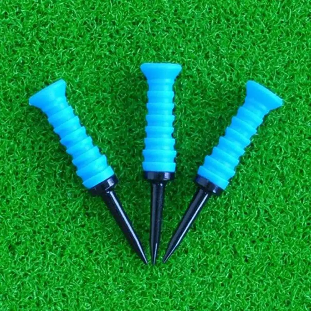 Golfers plastic sports ball holder training less resistance tool spring tee holder golf thumb200