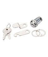 1-1/8&quot; Cam Locks-  Chrome Finish- Order Multiple Locks all Keyed Alike - $7.70