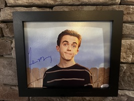Autographed Frankie Muniz Malcolm in the middle 8x10 inch framed photo with JSA  - £129.00 GBP