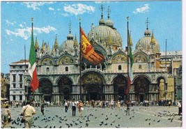 Italy Postcard Venezia Venice St Marcus Basilica - £2.72 GBP