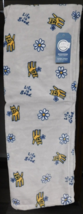 NEW Berkshire Life is Good Plush Throw 50x70 Dog & Daisy Grey Gray - $29.69