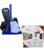 Pop-Up Movie Theater Kit 120&quot; Screen Projector Bluetooth Speaker Tripod ... - $131.64 CAD
