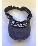 Titleist Golf Visor Hat Cap Blue White Adjustable Embroidered Mens - $8.64